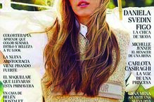 Daniela na capa da revista