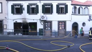 Incêndio provoca danos em bar na Madeira