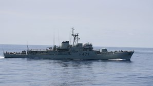Trinta e um militares de corveta da Marinha recuperados regressaram ao navio