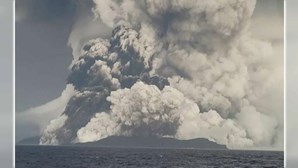 Detetada nova erupção do vulcão de Tonga		