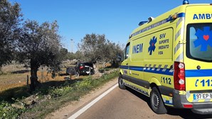 Despiste de viatura provoca dois feridos graves em Estremoz