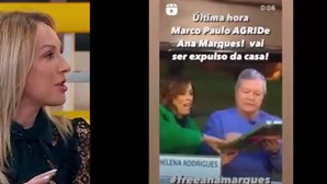 Marco Paulo dá "estalada" a Ana Marques durante programa