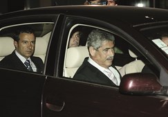 Luís Filipe Vieira , ex-líder do Benfica, com o superagente Jorge Mendes 