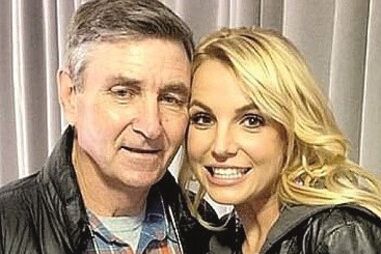 Britney Spears com o pai, Jamie, que foi seu tutor legal durante 13 anos