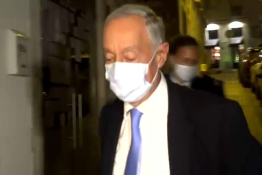 Marcelo Rebelo de Sousa já está no Clube dos Jornalistas