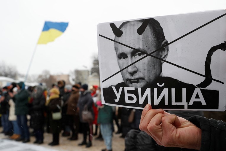 Protesto contra Putin em Kiev