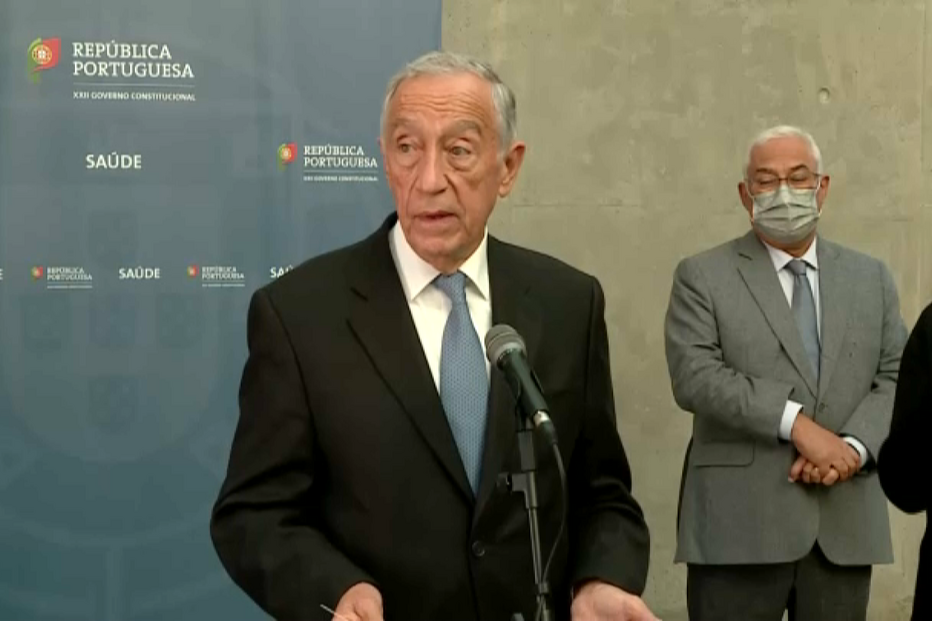 Presidente da República: 'Aumento de casos Covid não tem expressão nos internamentos'