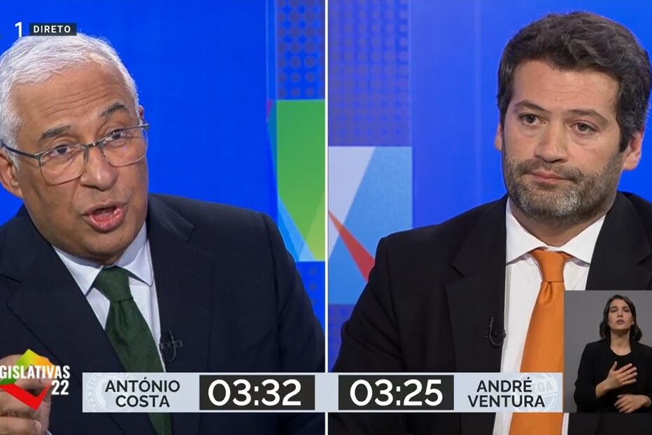 António Costa, André Ventura
