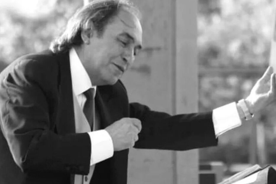 César Batalha, fundador e maestro do Coro de Santo Amaro de Oeiras