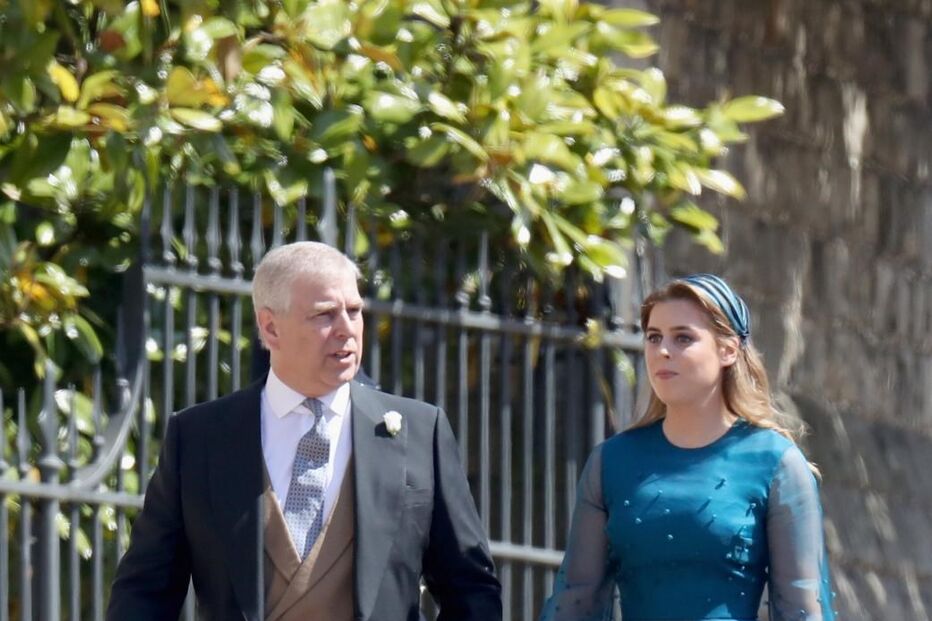 Príncipe André com a filha 