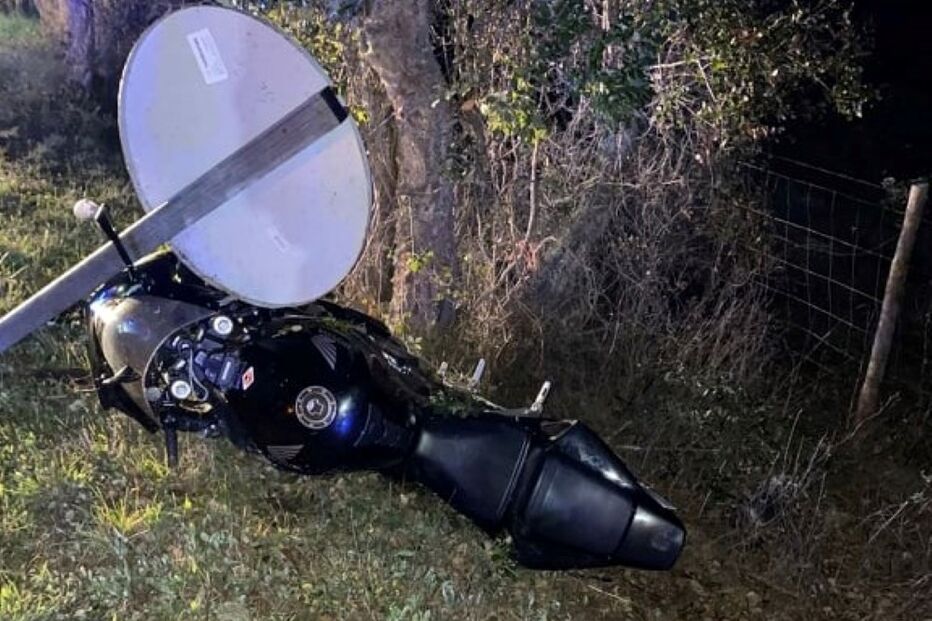 Despiste de mota provoca dois feridos em Cercal do Alentejo