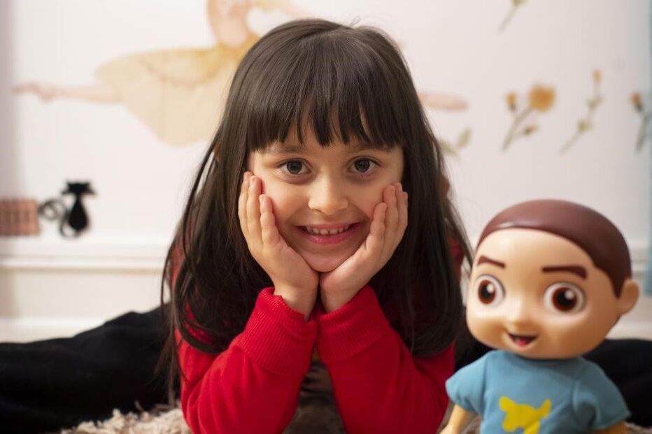 Rita Gromicho Correia tem 4 anos