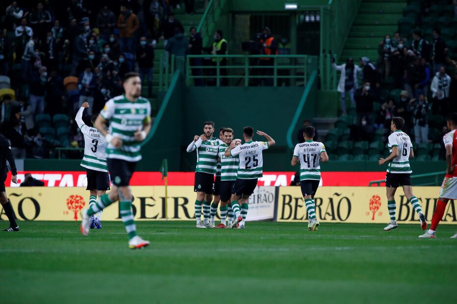 Golo do Sporting. Pote abre o marcador