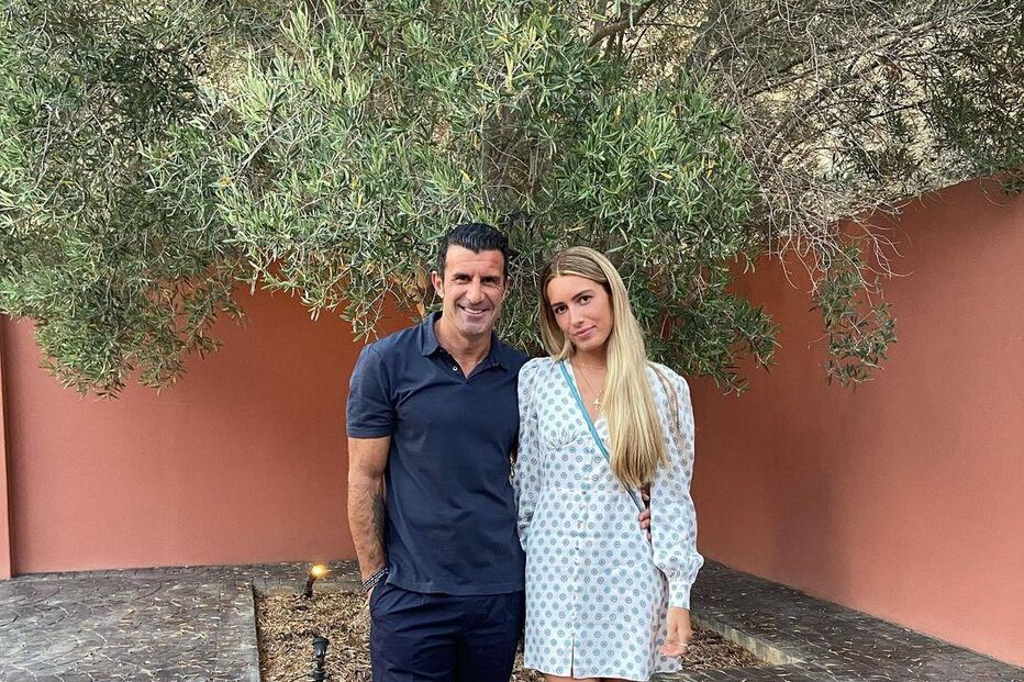 Daniela Svedin Figo é a  mais velha das três filhas do ex-internacional português