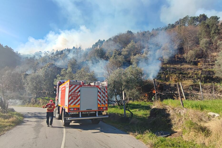 Incêndio em Vale de Cambra