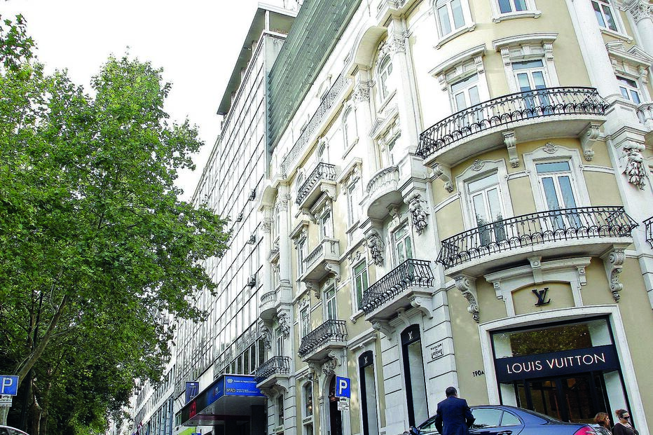 Prédio da Louis Vuitton situa-se no nº 190 da Avenida da Liberdade 