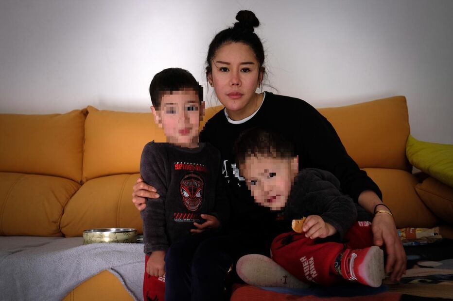 Zhang Haiyan, de 43 anos, mora em Viseu há cerca de ano e meio com o marido e os três filhos, um de 15 anos e os gémeos de apenas três