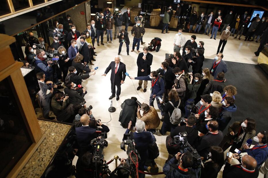 António Costa chega ao Hotel Altis