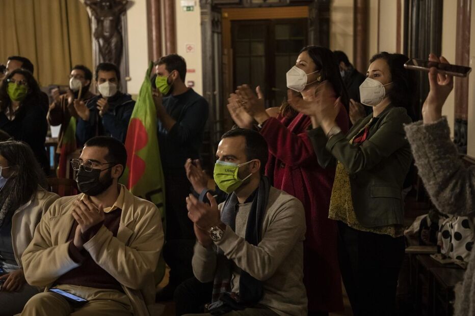 Rui Tavares do Livre acompanha noite eleitoral