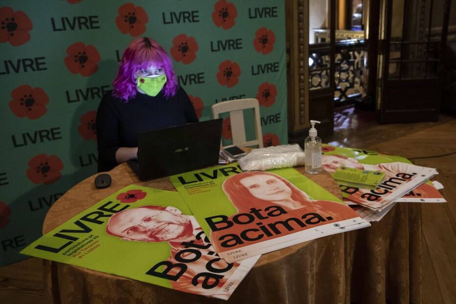 Rui Tavares do Livre acompanha noite eleitoral