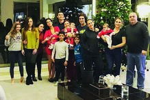 Família Aveiro, Georgina e Ronaldo no Natal