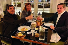 Cristina Ferreira em jantar com Mário Ferreira e José Eduardo Moniz