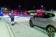 Operação na área de serviço de Santarém teve início às 20h00, altura em que muitas famílias regressavam a casa através da principal autoestrada nacional