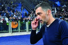 sérgio Conceição emocionado em Itália