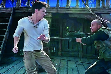 David Chan com Tom Holland em ‘Uncharted’  