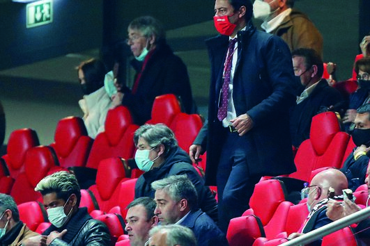 Rui Costa é presidente do Benfica. O clube imprimiu uma matriz de comunicação mais agressiva na última semana