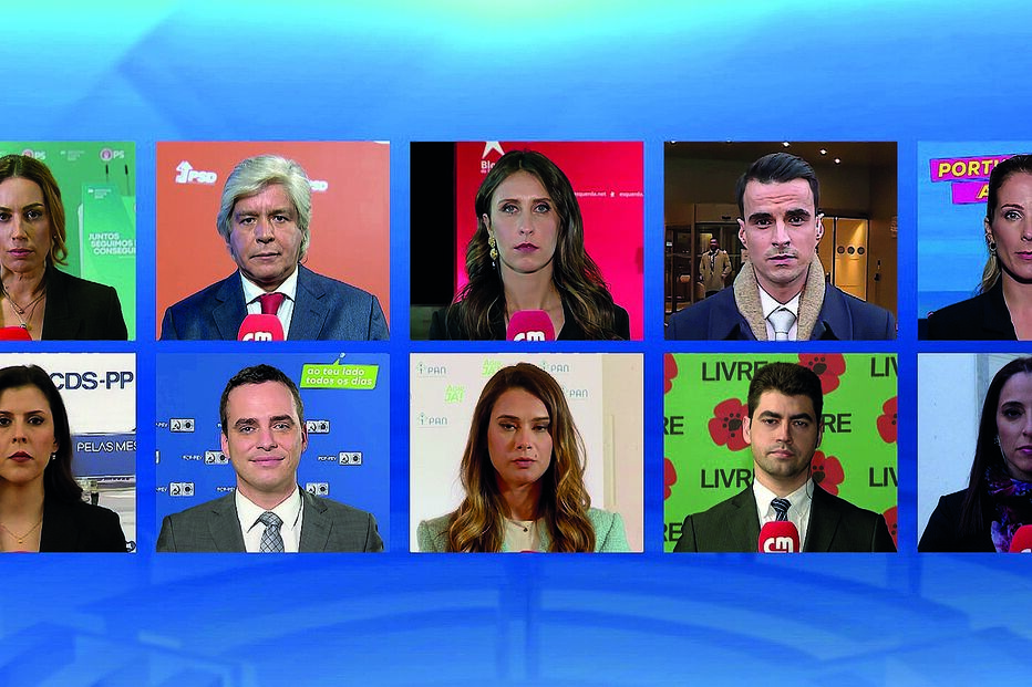 Emissão da noite eleitoral da CMTV