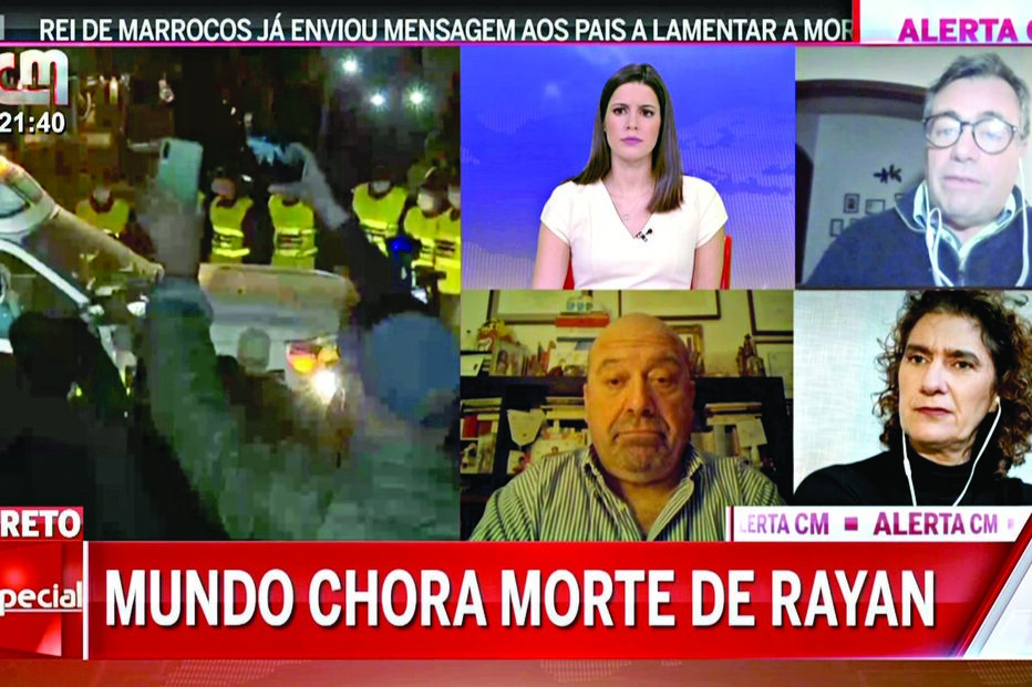 Emissão da CMTV de sábado acompanhou os trabalhos da equipa de resgate a Rayan, em Marrocos