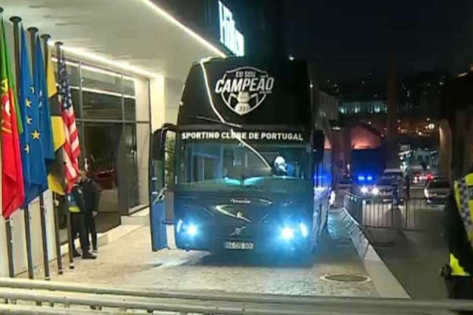 Autocarro do Sporting
