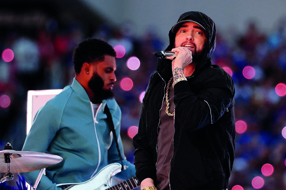 Eminem atuou no Super Bowl