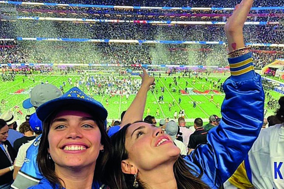 Sara Sampaio assistiu à final do Super Bowl