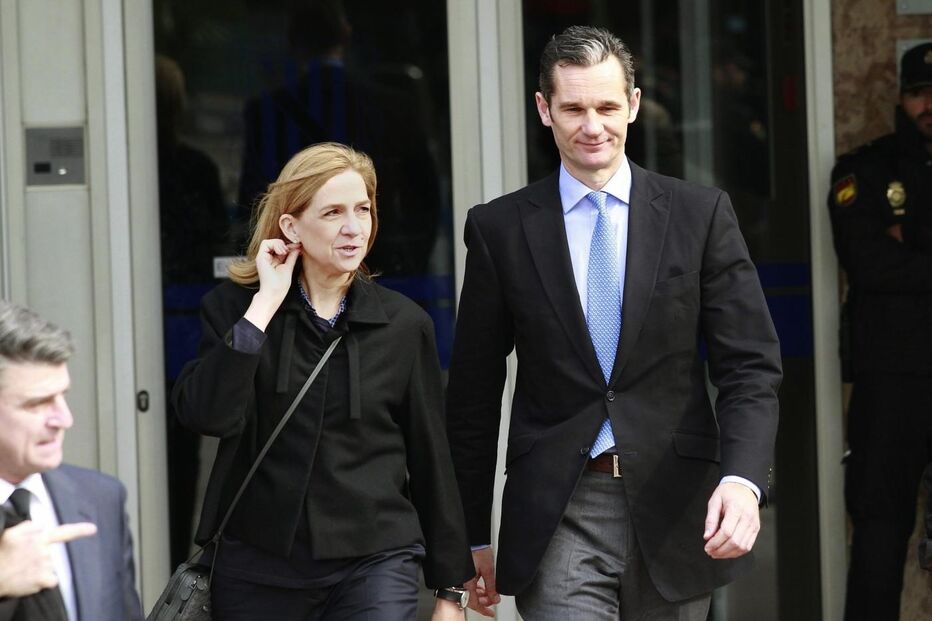 Infanta Cristina e o marido Iñaki Urdangarín