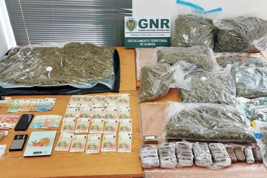 Tráfico de Droga, Almada, Grândola, Estoril, GNR