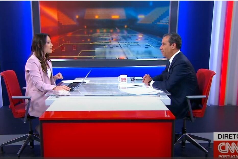 Rui Santos durante o programa