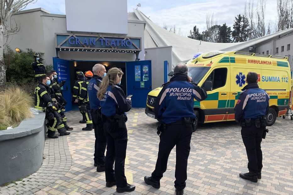Acidente num parque de diversões em Madrid