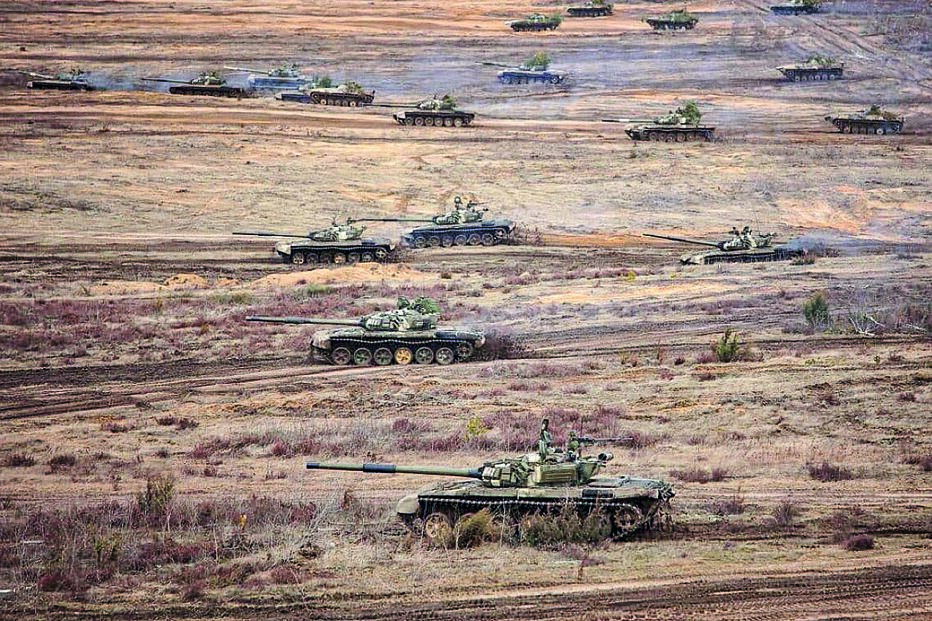 Tropas russas na Bielorrússia estão a pouco mais de duas horas de Kiev