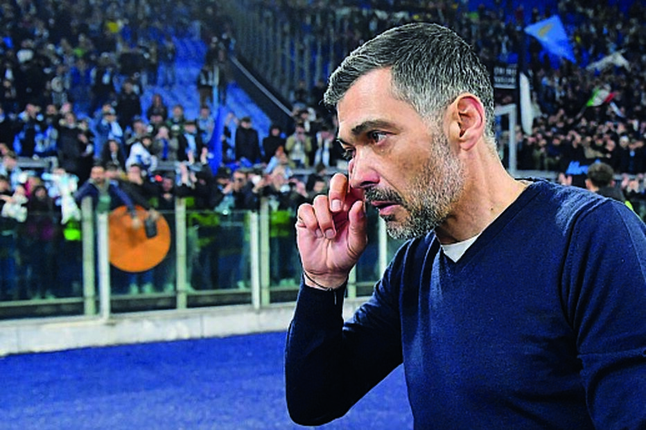 sérgio Conceição emocionado em Itália