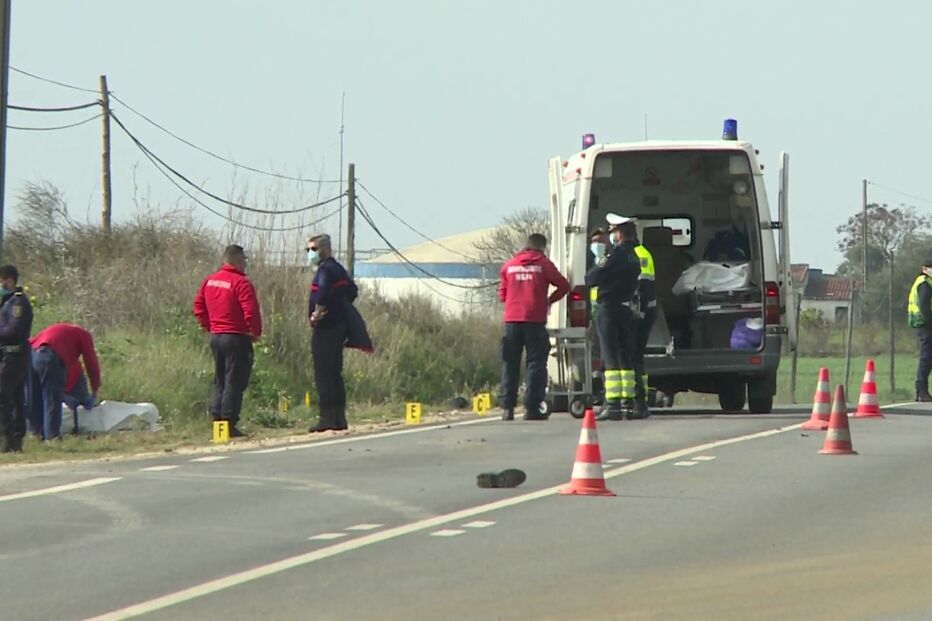 Acidente na EN18, no sentido Penedo Gordo-Beja