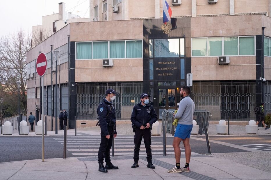 Embaixada da Rússia, lisboa, psp, vigilância