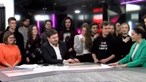 Equipa de canal de televisão russo demite-se ao vivo ao som do 'Lago dos Cisnes'. Veja o momento