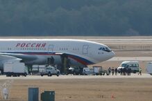Avião da frota de Vladimir Putin em Washington