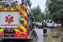 Mulher fica ferida após colisão entre duas viaturas em Albergaria-a-Velha