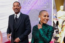 Will Smith e Jada Pinkett Smith, na cerimónia dos Óscares 2022