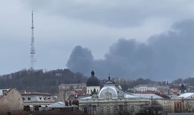 Lviv, explosões