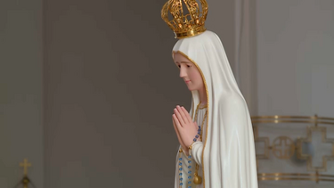Imagem da Virgem Peregrina de Fátima em Lviv