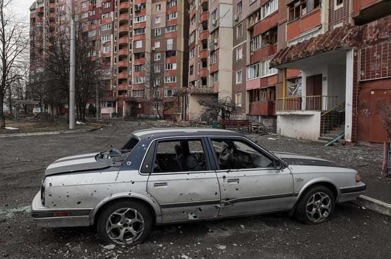 Destruição em Kharkiv